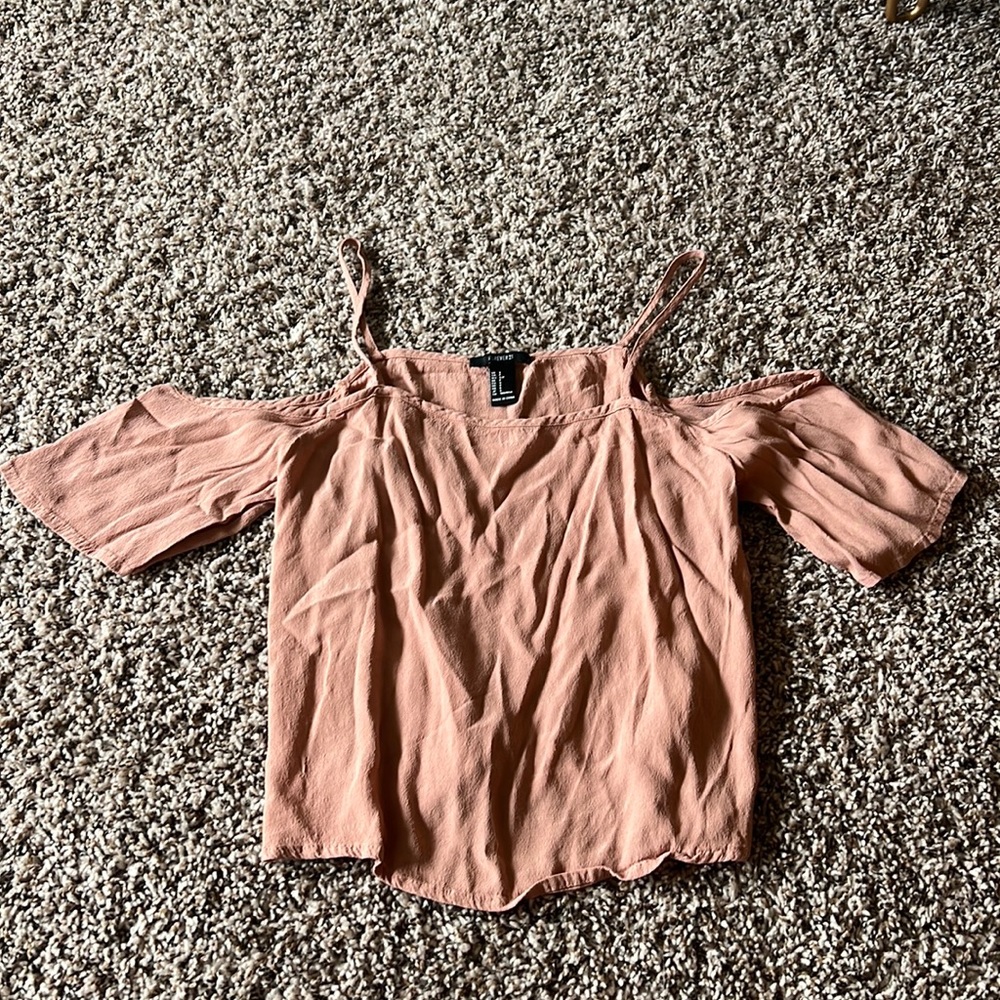 Forever 21 off-the-shoulder crop top